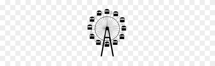 200x200 Ferris Wheel Icons Noun Project - Ferris Wheel PNG