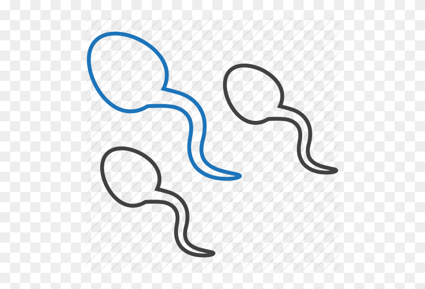 512x512 Fertilization, Reproduction, Semen, Sperm, Sperms Icon - Semen PNG