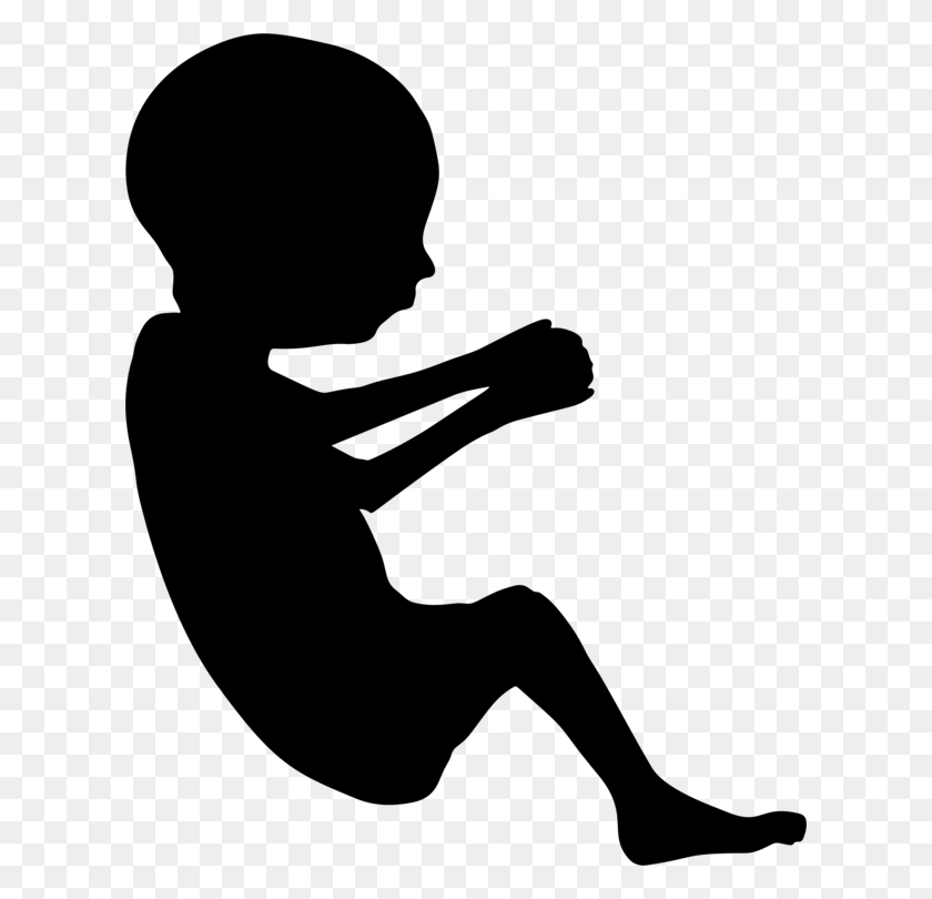 614x750 Fetus Infant Pregnancy Silhouette Uterus - Pregnancy Test Clipart