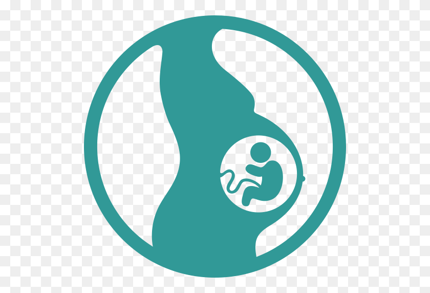512x512 Плод, Беременность, Беременная, Значок Беременной Женщины - Беременность Png