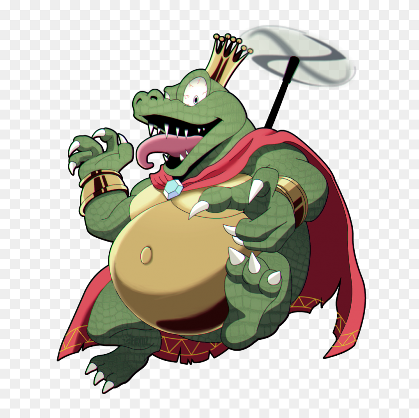 1000x1000 Fexuz On Twitter King K Rool For The Super Smash Bros Collab - King K Rool PNG