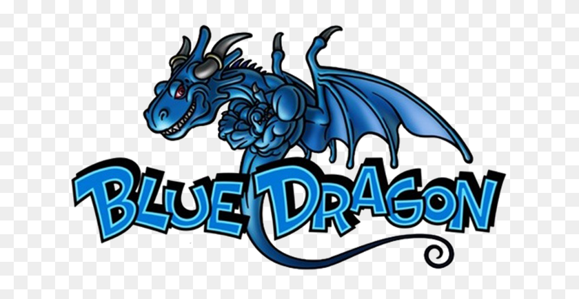 640x374 Логотип Голубой Дракон - Синий Дракон Png