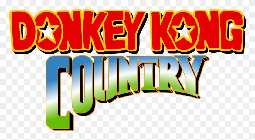 4500x2325 Fichierdonkey Kong País Logotipo - Donkey Kong Png