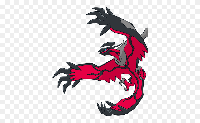 400x458 Fictional Character Clipart X And Y Xerneas And Yveltal - Xerneas PNG