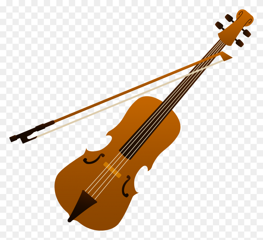 7369x6681 Fiddle Clipart Gallery Images - Rabbi Clipart