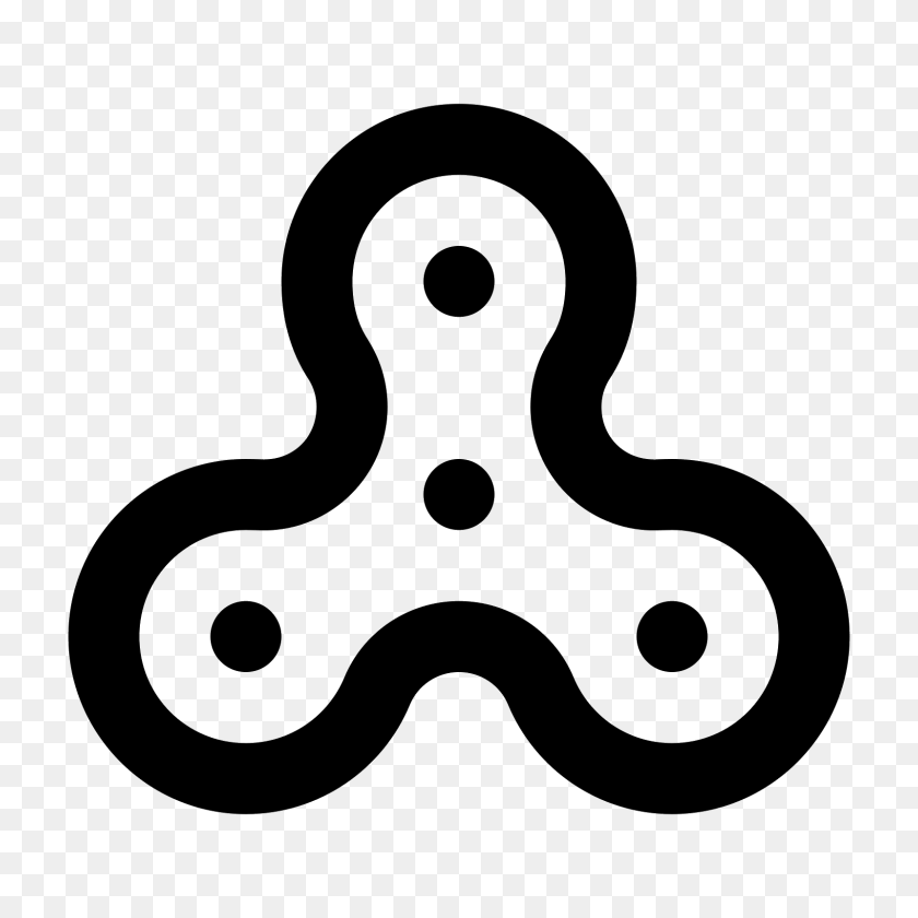 1600x1600 Fidget Spinner Icono - Spinner Png