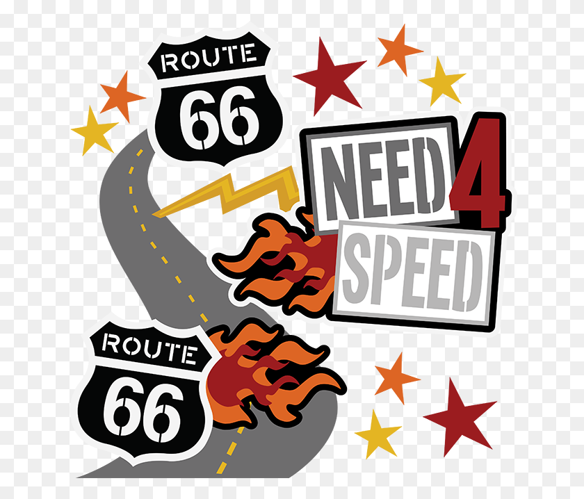 648x658 Fief Clipart Group With Items - Route 66 Clipart