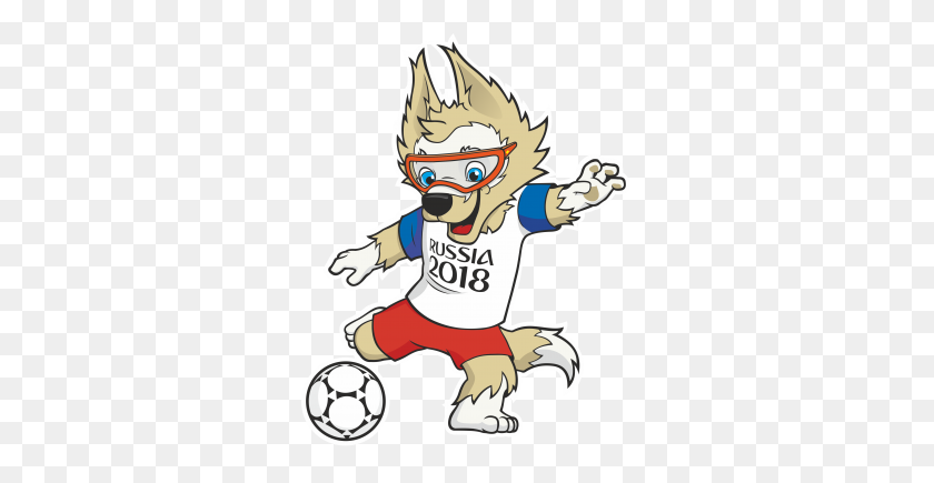 297x375 Fifa World Cup Logo Mascot Zabivaka Logo - Russia Clipart