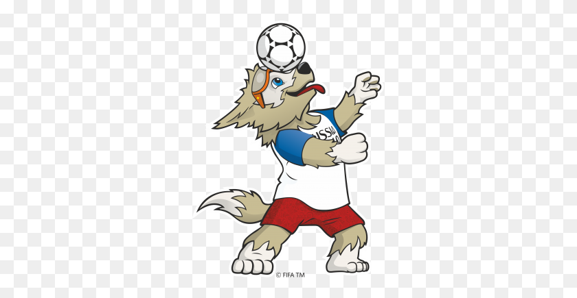 279x375 Fifa World Cup Logo Mascot Zabivaka Logo - World Cup 2018 PNG