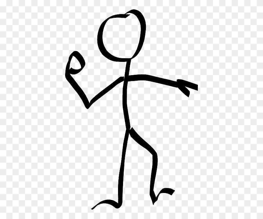 424x640 Fighting Stick Figure Transparent Png - Fighting PNG