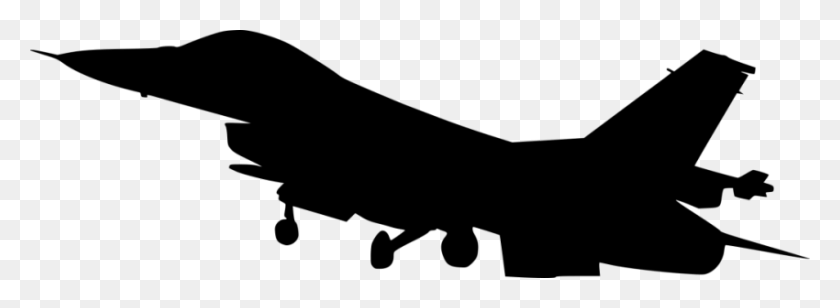 850x271 Figther Plane Side View Silhouette Png - Plane Silhouette PNG