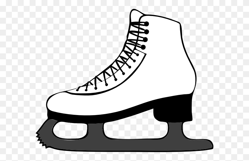 600x483 Figure Skating Clipart Black And White Clip Art Images - Winter Clipart Black And White