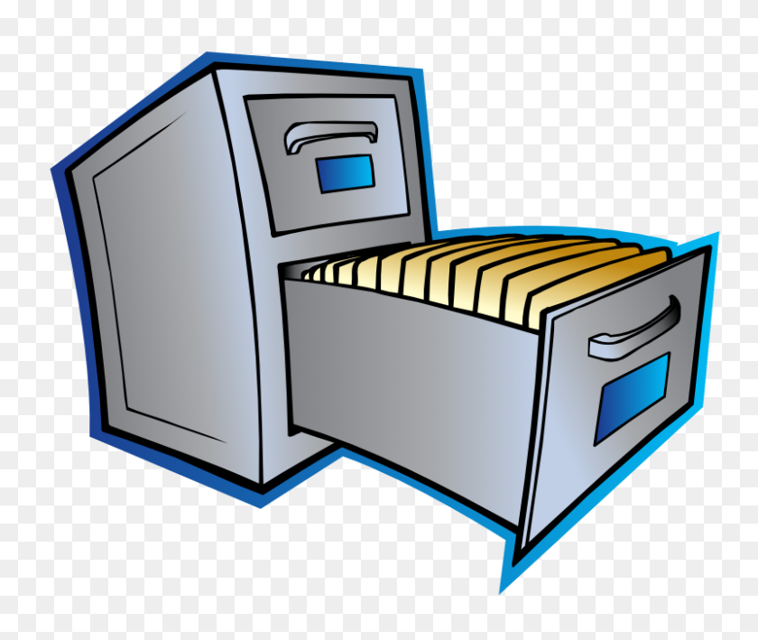 800x666 Filing Cabinet Clip Art Is - Gas Can Clipart