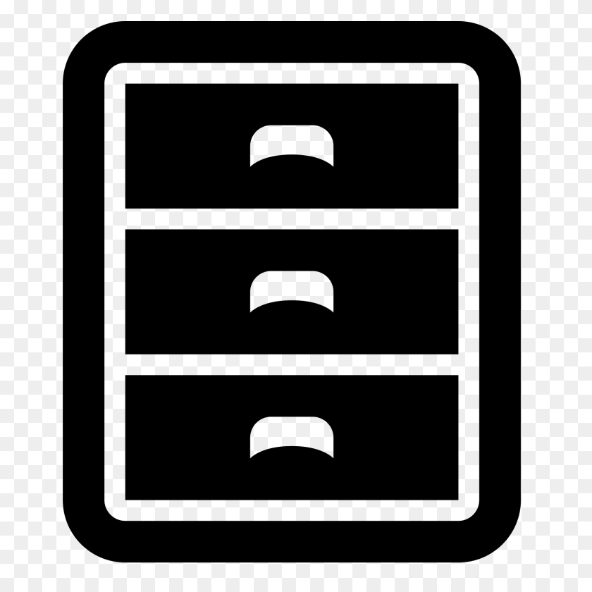 1600x1600 Filing Cabinet Icon - Filing Cabinet Clipart