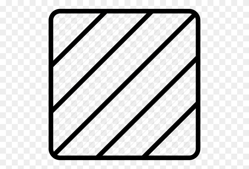 512x512 Fill, Shape, Square, Stripes Icon - White Stripes PNG