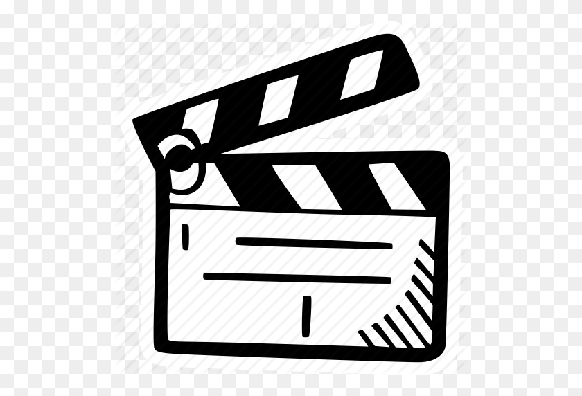 512x512 Film, Film Slate, Production Icon - Slate PNG