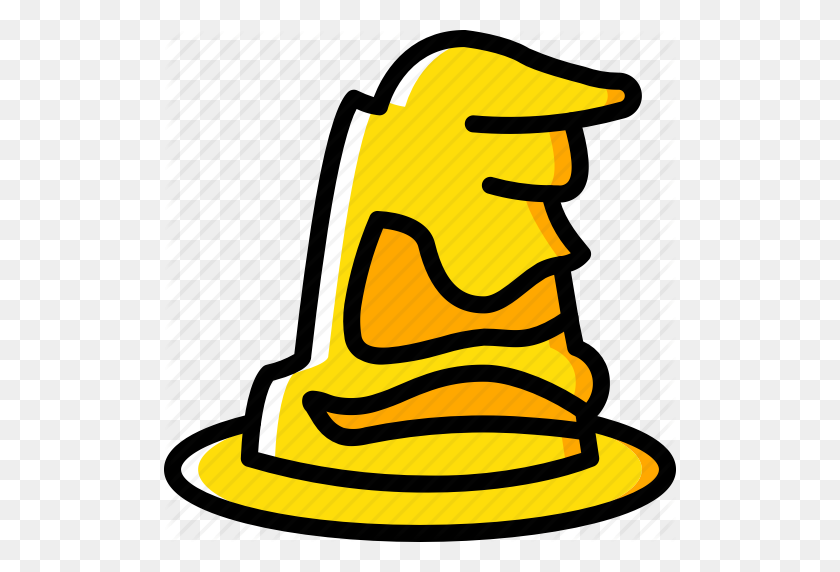 512x512 Film, Harry Potter, Hat, Movie, Movies, Sorting Icon - Sorting Hat PNG