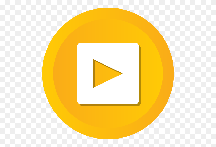 512x512 Film, Movie, Play, Player, Start, Video, Arrow Icon Free Of Ios - Play Video PNG
