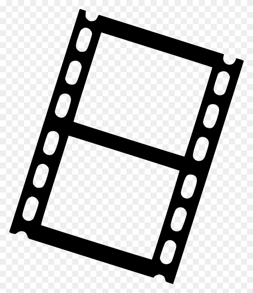 836x980 Film Movie Strip Filmstrip Png Icon Free Download - Film Strip PNG