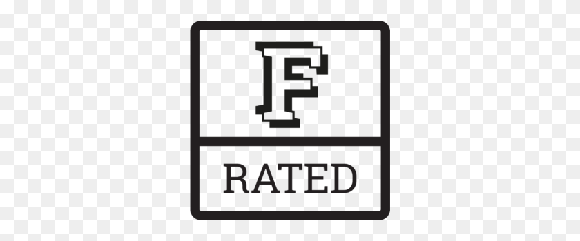 290x290 Filmbath The F Rating - Movie Rating PNG