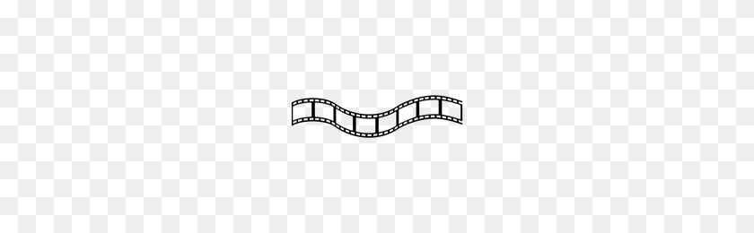 200x200 Filmstrip Clipart Scroll - Film Strip Clipart