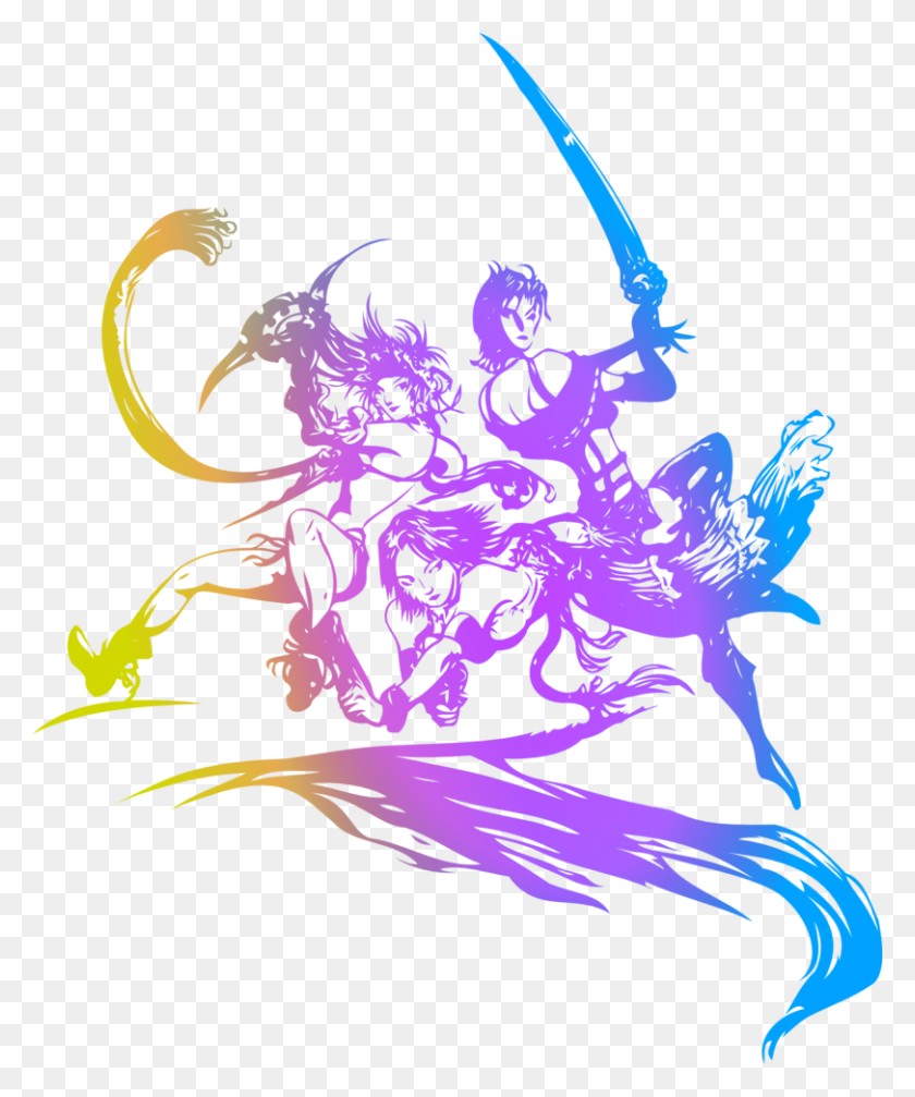 811x985 Final Fantasy X Logo - Final Fantasy Logo PNG