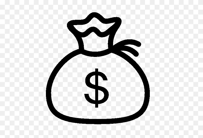 512x512 Finance Money Bag Icon Ios Iconset - Money Bag Emoji PNG