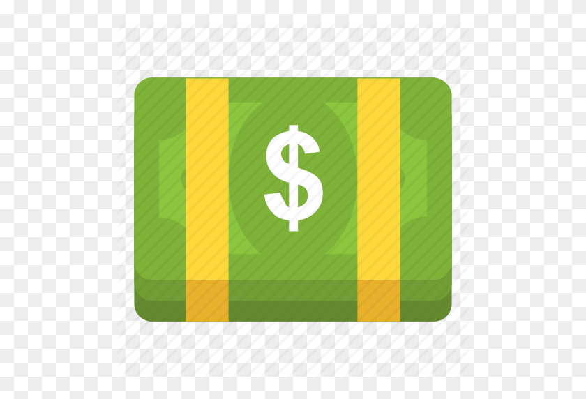 512x512 Finance, Money, Money Pile, Money Stack, Notes Bundle Icon - Stack Of Money PNG