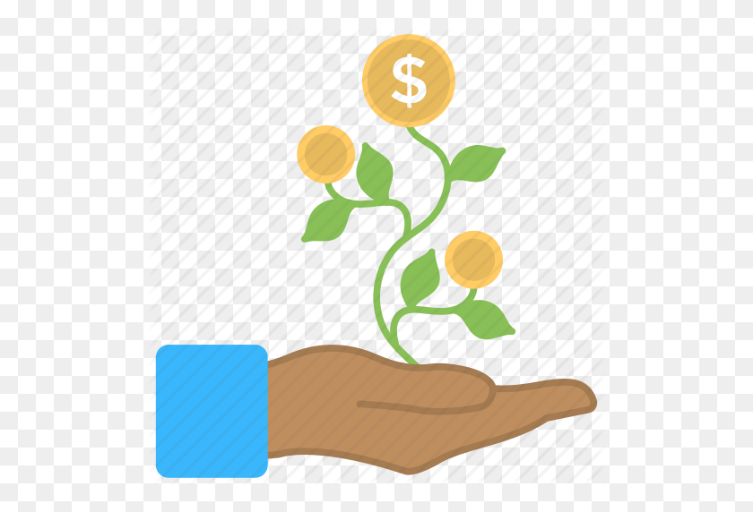 512x512 Financial Growth, Financial Planning, Investing Money, Money Plant - Money Tree Clipart