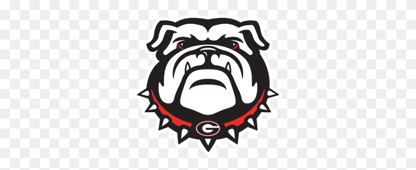 300x284 Find A Uga Alumni Chapter Game Watching Party Never Bark Alone - Georgia Bulldog Clipart