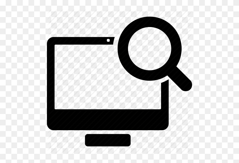 512x512 Find Computer, Find Desktop, Look For Desktop, Search, Search - Search Icon PNG