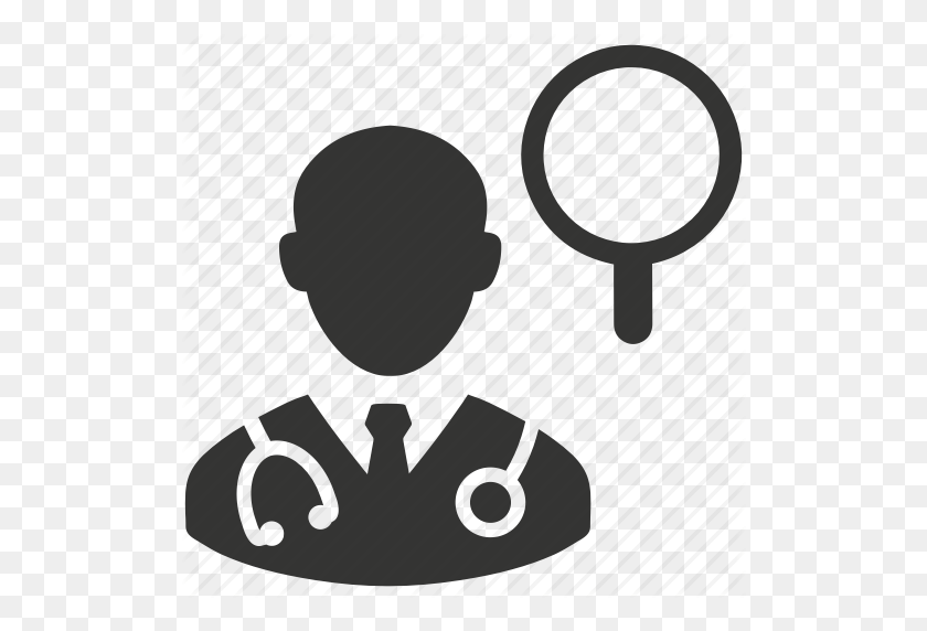 512x512 Find, Find Doctor, Look Up, Medical, Practitioner, Search, Search - Doctor Icon PNG