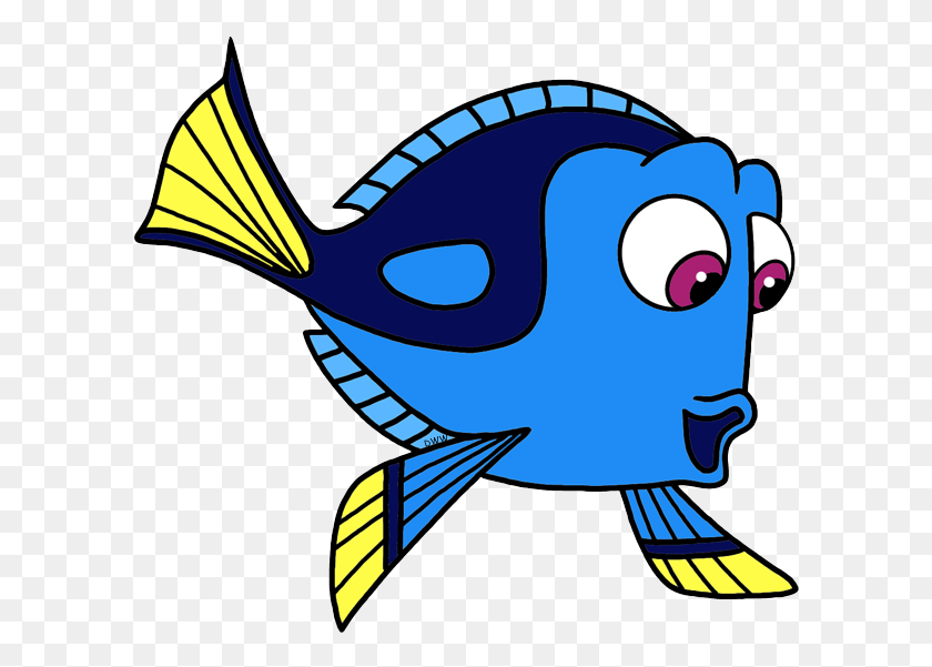 600x541 Finding Dory Clip Art - Fish Clipart PNG