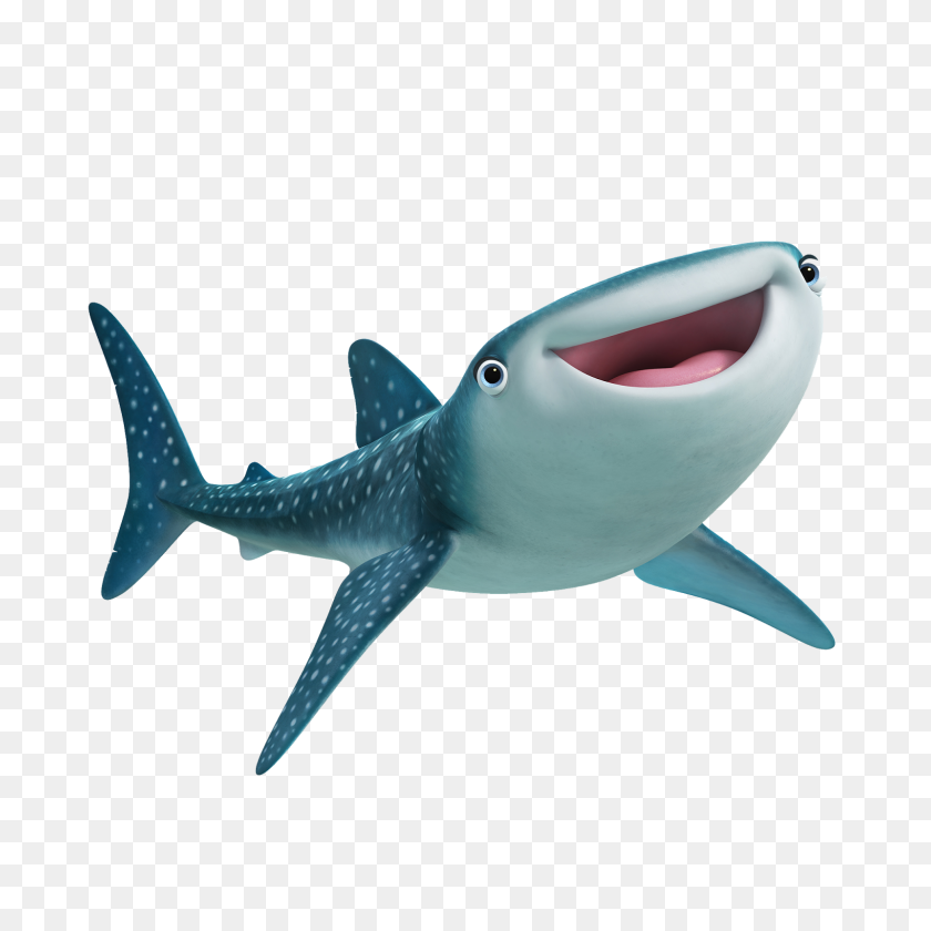 1600x1600 Finding Nemo Dory Clipart Brain - Hammerhead Shark Clipart