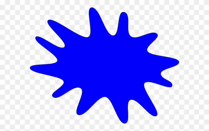 600x466 Finger Blue Paint Splatter Clip Art - Paint Splatter Clip Art