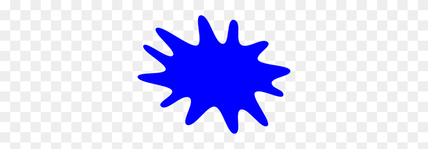 300x233 Finger Blue Paint Splatter Png, Clip Art For Web - Paint Splatter PNG Transparent