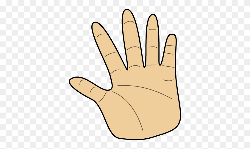 377x443 Палец Клипарт Человеческой Руки - Пена Палец Клипарт