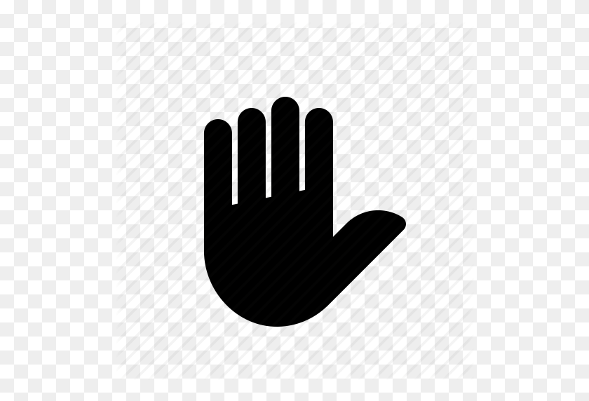 512x512 Finger, Fingers, Gesture, Hand, High Five, Palm, Stop Icon - High Five PNG