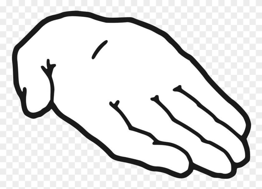 1071x750 Finger Hand Palm Print Black And White - Offer Clipart