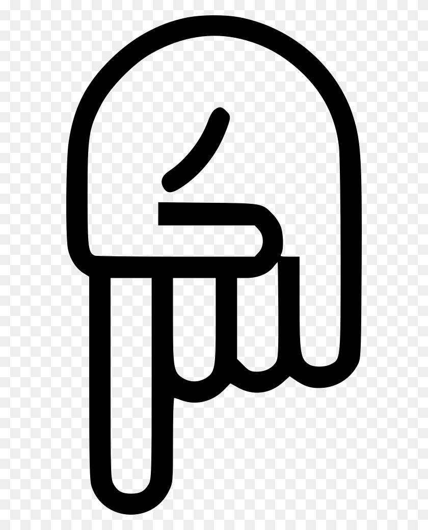580x980 Finger Pointing Down Fingers Png Icon Free Download - Pointing Finger PNG