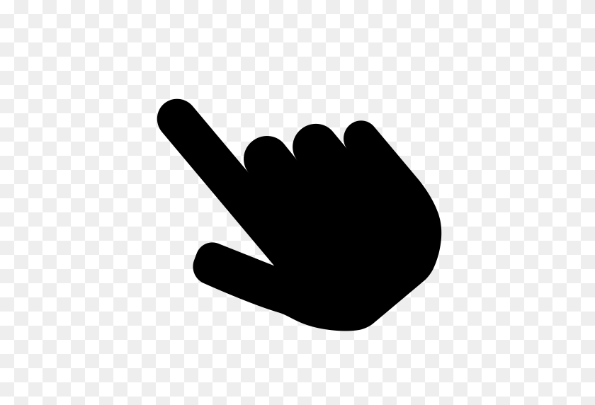512x512 Finger Tap Touch, Finger, Hand Icon With Png And Vector Format - Hand Icon PNG