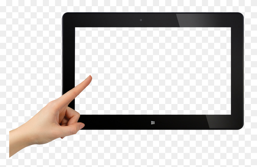 2550x1591 Finger Touch Tablet Png Image - Tablet PNG