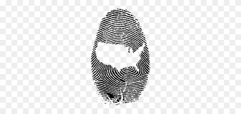 208x340 Растровая Графика Сканера Отпечатков Пальцев Fingerabdruckscanner - Клипарт Для Криминалистики
