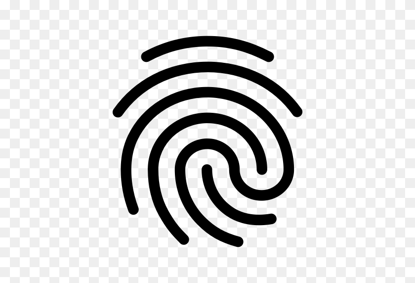 512x512 Fingerprint, Ic Icon - Fingerprint PNG