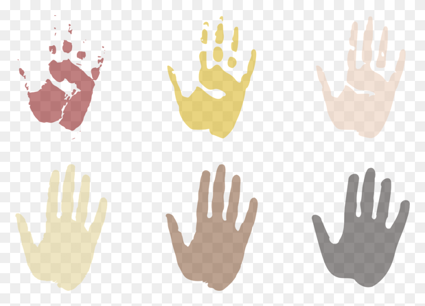 960x671 Fingers Clipart Five Finger - Outstretched Hand Clipart