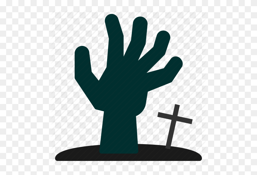 512x512 Fingers, Ghost, Halloween, Hand, Horror, Scary, Zombie Icon - Zombie Hand PNG