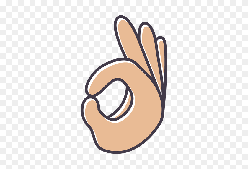 512x512 Fingers Transparent Png Or To Download - Ok Sign PNG