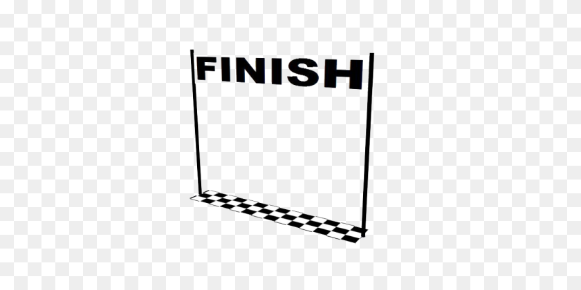 480x360 Finish Line Png Hd - Finish Line Clipart Black And White