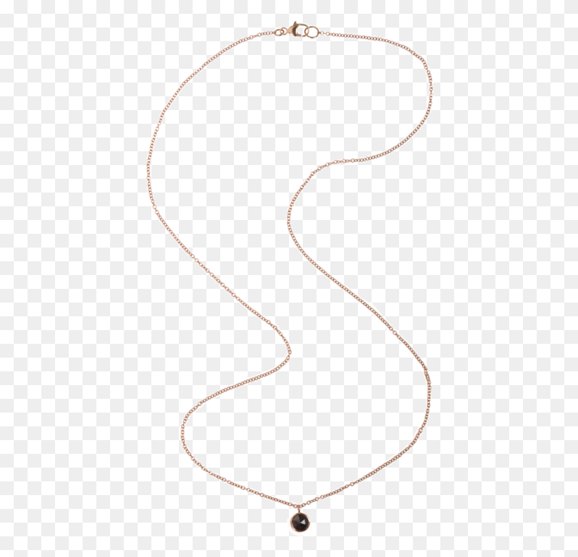 450x750 Finn Rose Gold Black Diamond Pendant Necklace Jewelry - Gold Sparkle PNG