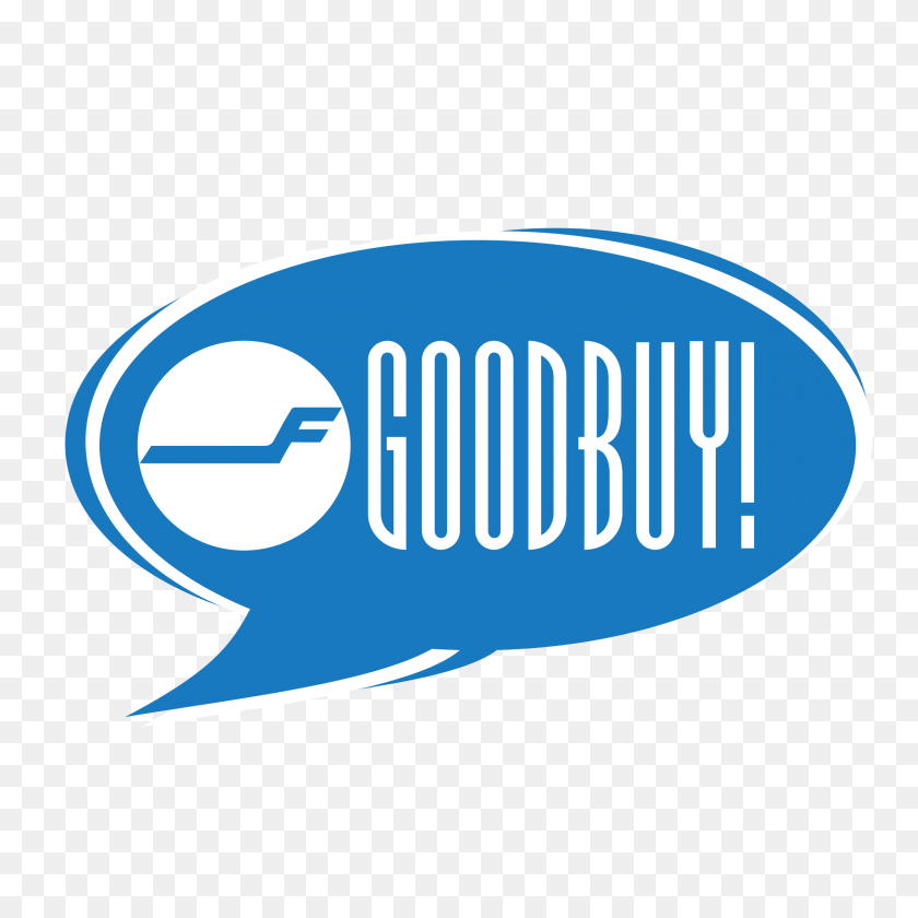 2400x2400 Finnair Goodbye! Logo Png Transparent Vector - Goodbye PNG